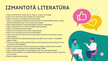 Prezentācija 'Veselības mācības prezentācija par miega kvalitāti un ietekmi uz ikdienu', 27.