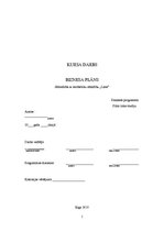 Biznesa plāns 'Biznesa plāns SIA "Lime"', 1.