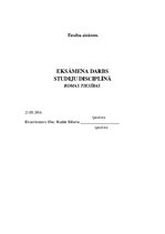 Konspekts 'Romiešu tiesības', 1.