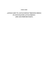 Referāts 'Partiju "Jaunais laiks" un "Tautas partija" šķelšanās iemesli un atspoguļojums L', 1.