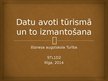 Prezentācija 'Datu avoti tūrismā un to izmantošana', 1.