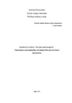 Referāts 'Medicīna un veselības aizsardzība kā sociāls institūts', 1.