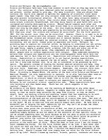 Eseja 'Science VS Religion', 1.