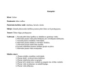 Konspekts 'Dabas zinības 2.klasei', 1.