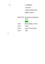 Konspekts 'Grupas ceļojuma apraksts', 7.