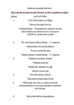 Konspekts 'Grupas ceļojuma apraksts', 8.