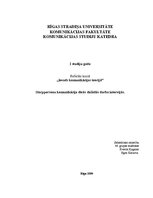 Referāts 'Starppersonu komunikācija divās dažādās darba intervijās', 1.