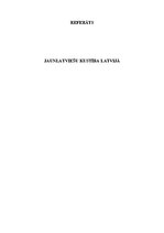 Referāts 'Jaunlatviešu kustība Latvijā', 1.