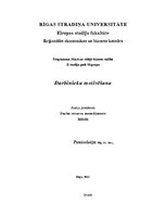 Referāts 'Darbinieku motivēšana', 1.