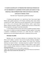 Referāts 'G7 samita dalībvalstu attieksme pret Krievijas Federāciju un tās prezidentu Vlad', 1.