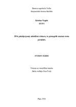 Referāts 'SPA pakalpojumi, attīstības vēsture, to pieaugošā nozīme viesu piesaistē', 1.