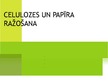 Prezentācija 'Celulozes un papīra ražošana', 1.
