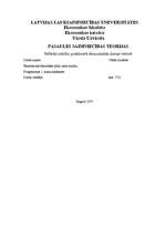 Referāts 'Pasaules saimniecības teorijas', 1.