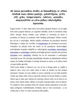 Eseja 'Kā manas personības virzību un komunikāciju ar citiem ietekmē mana dzīves pozīci', 1.