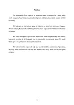 Biznesa plāns 'Business Plan of "Green Recycling & Consultancy"', 2.