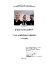 Referāts 'Veļas mazgāšanas līdzekļi', 1.