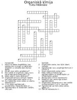 Prezentācija 'Organiskā ķīmija, krustvārdu mīkla', 14.