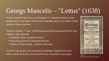 Prezentācija 'Latviešu literārās valodas izveide un attīstība 17.–18. gs.', 9.