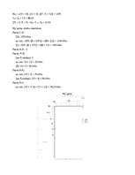 Paraugs 'Statiski nenoteicama rāmja aprēķins ar pārvietojumu metodi', 10.