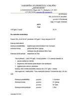 Paraugs 'Akts par materiālu norakstīšanu', 1.