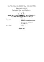 Referāts 'Ģimene un laulība kā sociāla institūta "nacionālās īpatnības" Latvijā', 1.