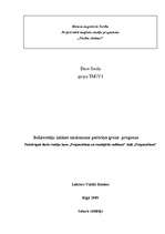 Referāts 'Iedzīvotāju iztikas minimuma patēriņa groza prognoze', 1.