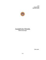 Referāts 'Analgētiskie līdzekļi', 1.