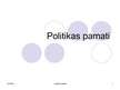 Prezentācija 'Politikas pamati', 1.