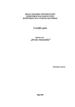 Referāts 'Franšīze', 1.