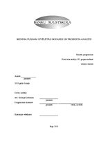 Biznesa plāns 'Biznesa plānam izvēlētās nozares un produkta analīze', 1.