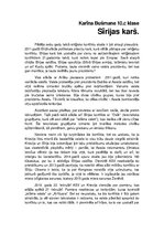 Eseja 'Sīrijas karš', 1.