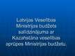 Prezentācija 'Latvijas Veselības ministrijas budžets salīdzinājumā ar Kazahstānas Veselības ap', 1.