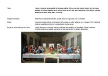Konspekts 'Leonardo da Vinči gleznas "Svētais vakarēdiens" analīze', 2.
