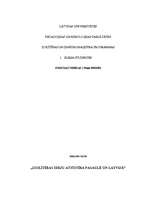 Referāts 'Izglītības ideju attīstība pasaulē un Latvijā', 1.