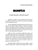 Eseja 'Valodspēles. Ludviga Vitgenšteina "Filosofiskie pētījumi"', 1.