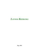 Referāts 'Latvijas Krājbanka', 1.