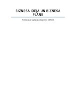 Biznesa plāns 'Mobilais auto kopšanas pakalpojums pilsētvidē', 1.