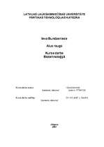 Referāts 'Alus raugs', 1.