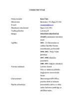 Paraugs 'Curriculum Vitae', 1.