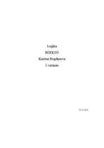 Konspekts 'Loģika', 1.