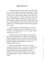Eseja 'Recenzija izstādei "Baltic Furniture 2013"', 1.