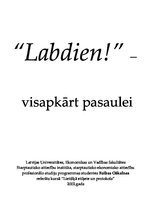 Referāts 'Labdien! - visapkārt pasaulei', 1.