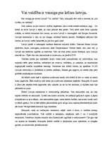 Eseja 'Vai valdība ir vainīga pie krīzes Latvijā', 1.