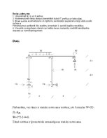 Paraugs 'Statiski noteicama rāmja dimensionēšana un pārvietojumu aprēķins', 2.