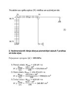 Paraugs 'Statiski noteicama rāmja dimensionēšana un pārvietojumu aprēķins', 6.
