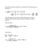 Paraugs 'Statiski noteicama rāmja dimensionēšana un pārvietojumu aprēķins', 11.