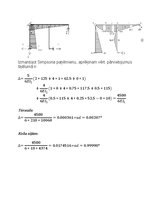 Paraugs 'Statiski noteicama rāmja dimensionēšana un pārvietojumu aprēķins', 13.