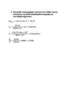 Paraugs 'Statiski noteicama rāmja dimensionēšana un pārvietojumu aprēķins', 14.