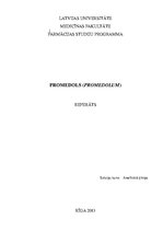Referāts 'Promedola identifikācijas reakcijas un kvantitatīva noteikšana', 1.