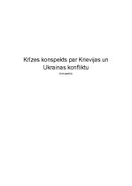 Konspekts 'Krīzes konspekts par Krievijas un
Ukrainas konfliktu', 1.
